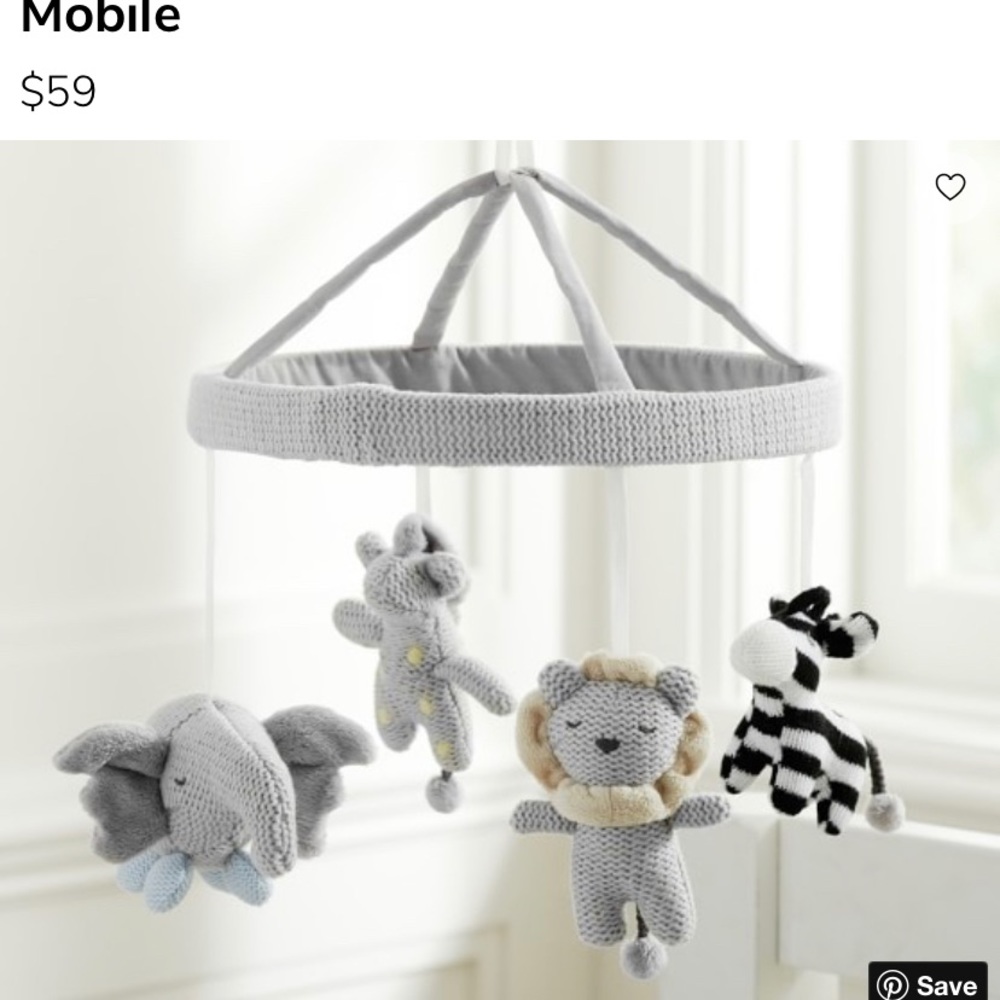 Pottery barn mobile INCLUDES arm